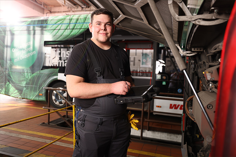 Mitarbeiterbild vom Fotoshooting bei Wupsi in Leverkusen